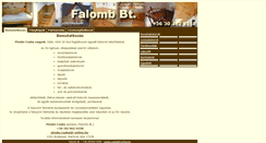 Desktop Screenshot of falomb.info-port.hu
